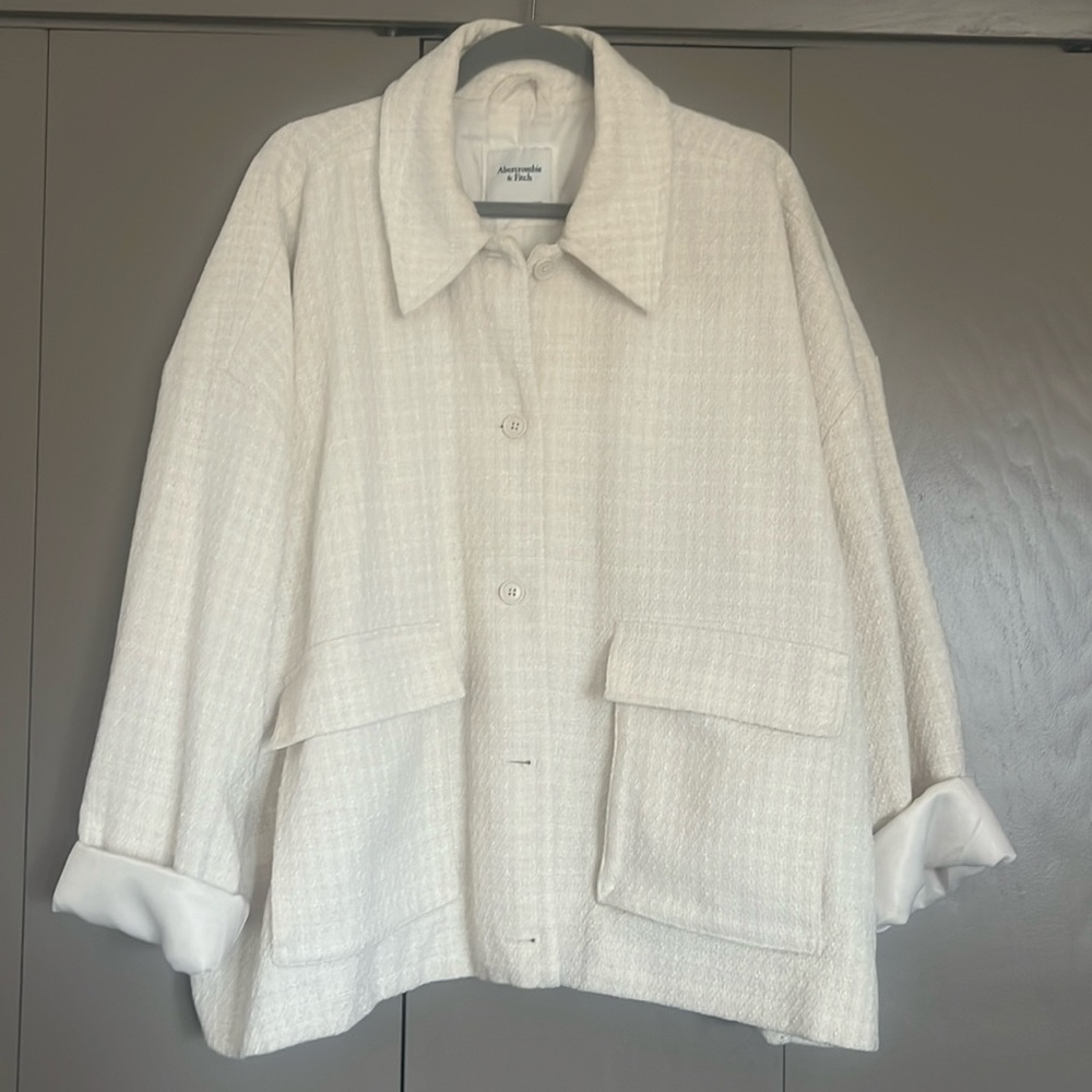 Abercrombie & Fitch Cream Blazer